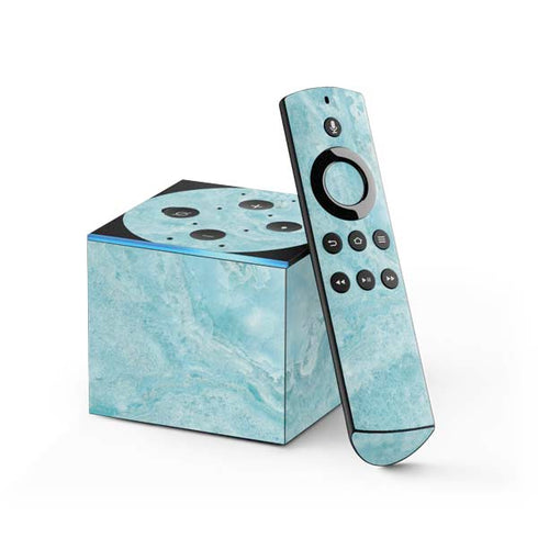 Crystal Turquoise Fire TV Cube Skin