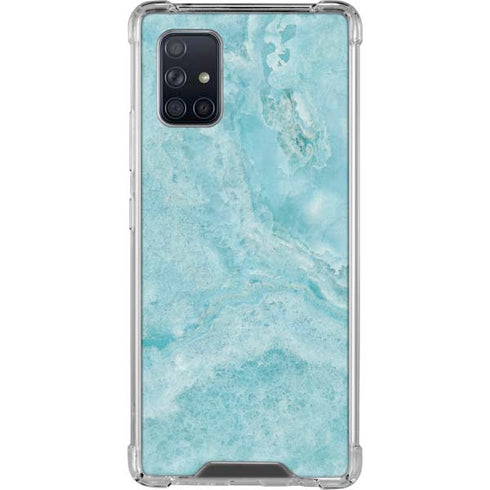 Crystal Turquoise Galaxy A71 5G Clear Case