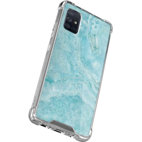 Crystal Turquoise Galaxy A71 5G Clear Case
