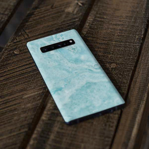 Crystal Turquoise Galaxy S10 Skin