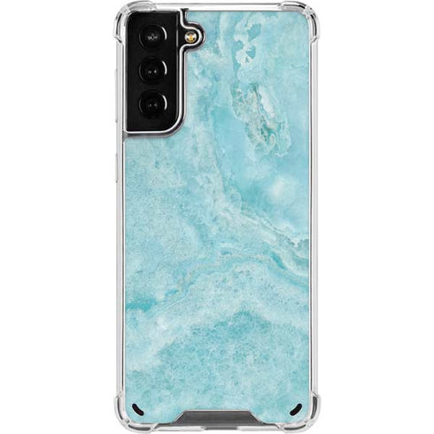 Crystal Turquoise Galaxy S21 Plus 5G Clear Case