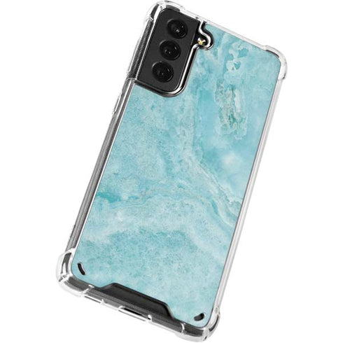 Crystal Turquoise Galaxy S21 Plus 5G Clear Case