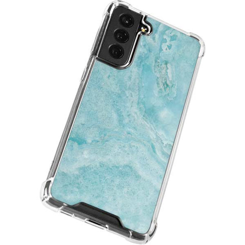 Crystal Turquoise Galaxy S22 Plus Clear Case