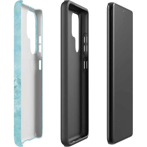 Crystal Turquoise Galaxy S22 Ultra Pro Case