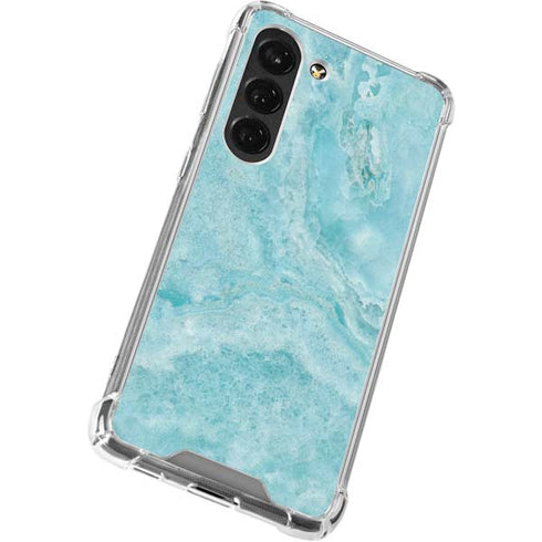 Crystal Turquoise Galaxy S23 Clear Case