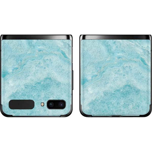 Crystal Turquoise Galaxy Z Flip Skin