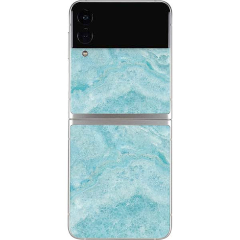 Crystal Turquoise Galaxy Z Flip3 5G Skin