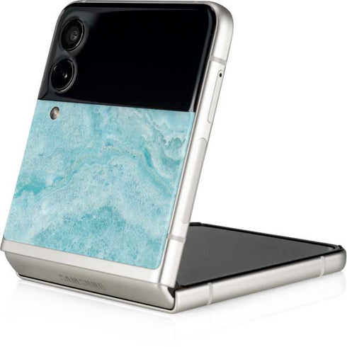 Crystal Turquoise Galaxy Z Flip4 5G Skin