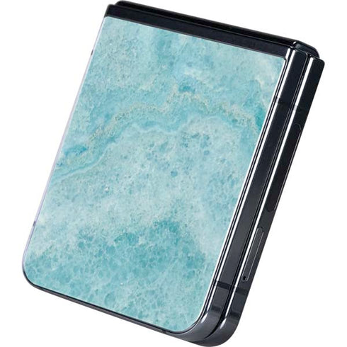 Crystal Turquoise Galaxy Z Flip5 5G Skin