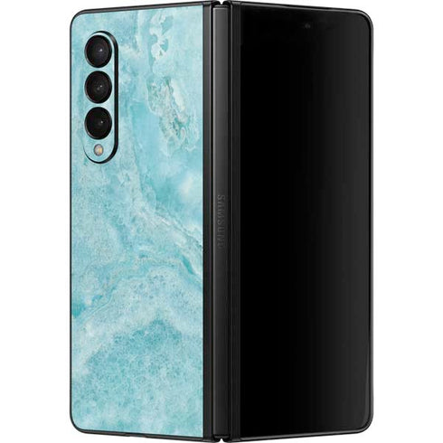 Crystal Turquoise Galaxy Z Fold3 5G Skin
