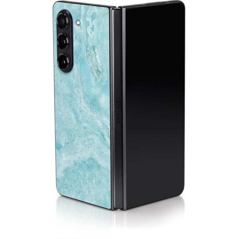 Crystal Turquoise Galaxy Z Fold5 5G Skin