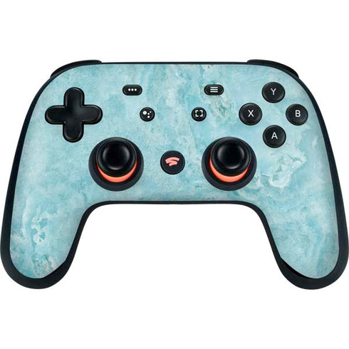 Crystal Turquoise Google Stadia Controller Skin