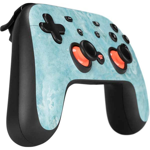 Crystal Turquoise Google Stadia Controller Skin