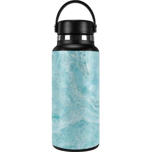 Crystal Turquoise Hydro Flask 32oz Wide Mouth Skin