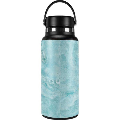Crystal Turquoise Hydro Flask 32oz Wide Mouth Skin