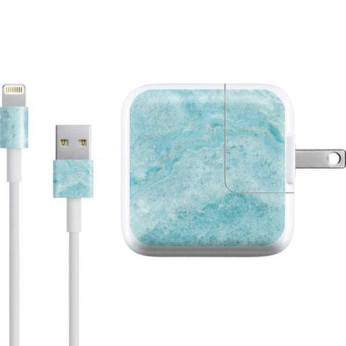 Crystal Turquoise iPad Charger (10W USB) Skin