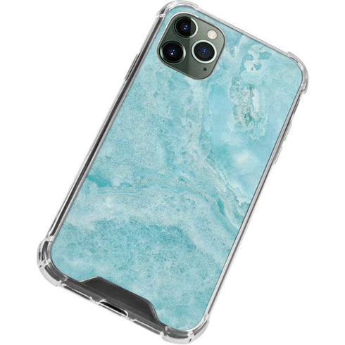 Crystal Turquoise iPhone 12 Pro Max Clear Case