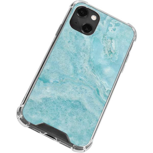 Crystal Turquoise iPhone 13 Mini Clear Case