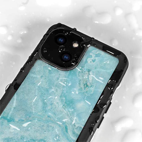 Crystal Turquoise iPhone 13 Mini Waterproof Case