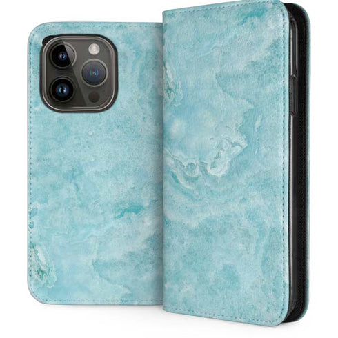 Crystal Turquoise iPhone 14 Pro Folio Case