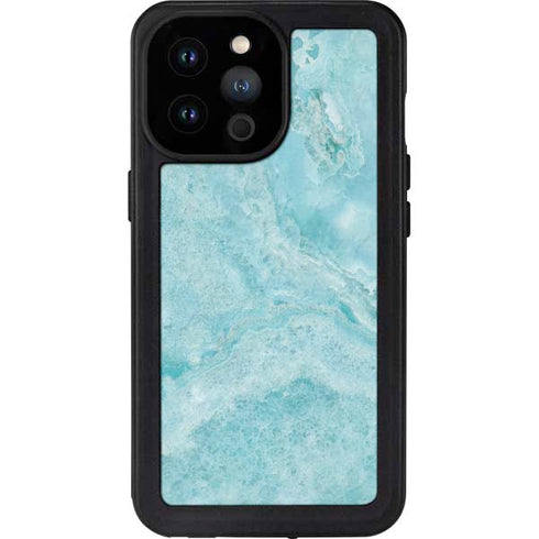 Crystal Turquoise iPhone 14 Pro Max Waterproof Case