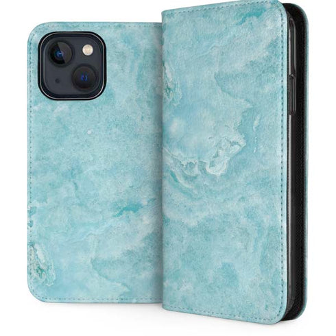 Crystal Turquoise iPhone 15 Plus Folio Case