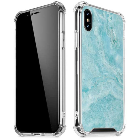 Crystal Turquoise iPhone XS Max Clear Case
