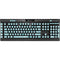 Crystal Turquoise K95 RGB PLATINUM Mechanical Gaming Keyboard Skin