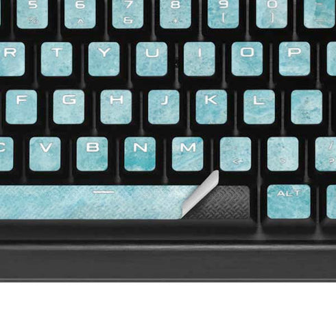 Crystal Turquoise K95 RGB PLATINUM Mechanical Gaming Keyboard Skin