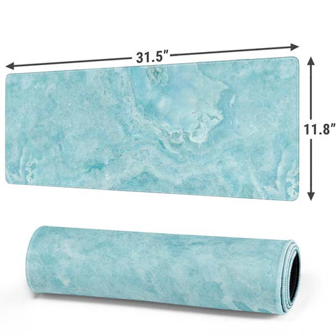 Crystal Turquoise Gaming Mouse Pad