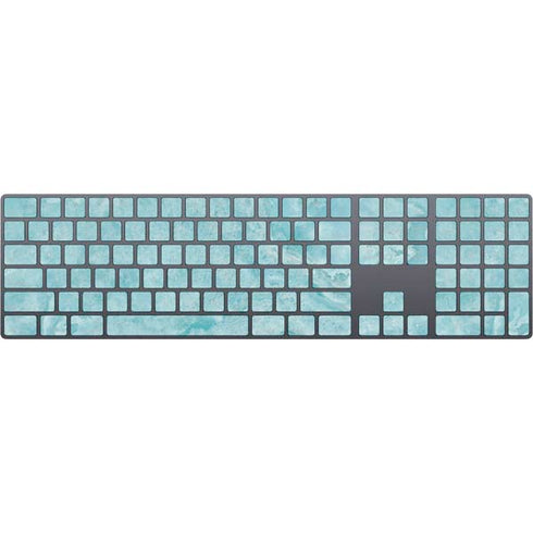 Crystal Turquoise Magic Keyboard with Numeric Keypad Skin