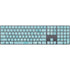 Crystal Turquoise Magic Keyboard with Numeric Keypad Skin