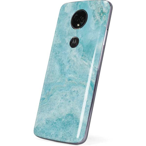 Crystal Turquoise Moto E5 Plus Skin