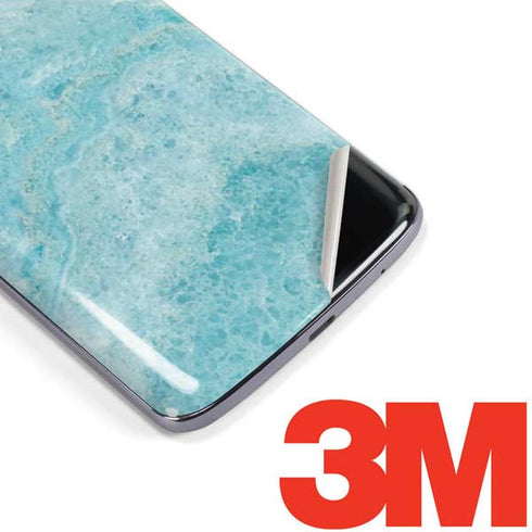 Crystal Turquoise Moto E5 Plus Skin
