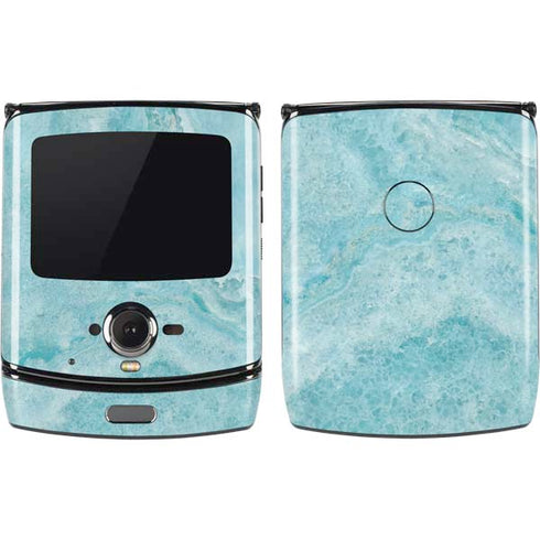Crystal Turquoise Motorola RAZR Skin
