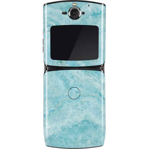 Crystal Turquoise Motorola RAZR Skin