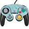 Crystal Turquoise Nintendo GameCube Controller Skin