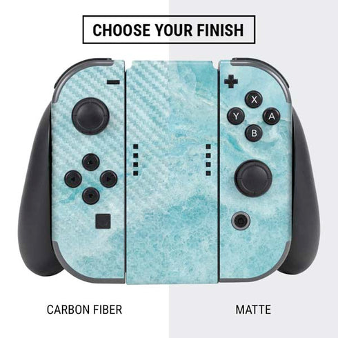 Crystal Turquoise Nintendo Switch Bundle Skin