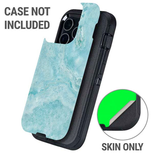 Crystal Turquoise Otterbox Defender iPhone Skin