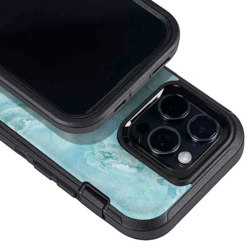 Crystal Turquoise Otterbox Defender iPhone Skin