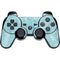 Crystal Turquoise PS3 Dual Shock wireless controller Skin