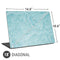 Crystal Turquoise Universal Laptop 18in (14.6 x 10.6in) Skin