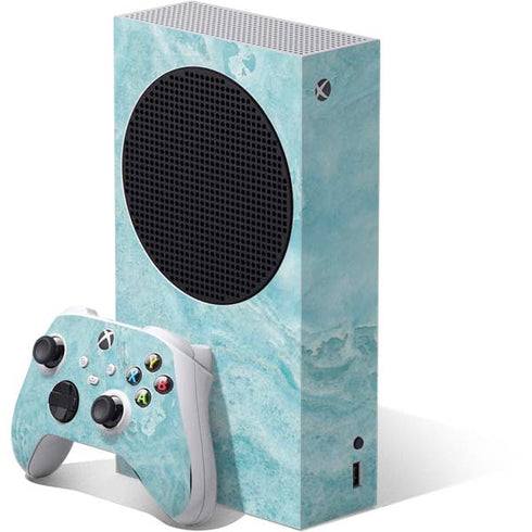 Crystal Turquoise Xbox Series S Skins