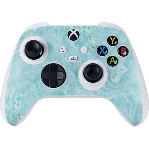 Crystal Turquoise Xbox Series S Controller Skin