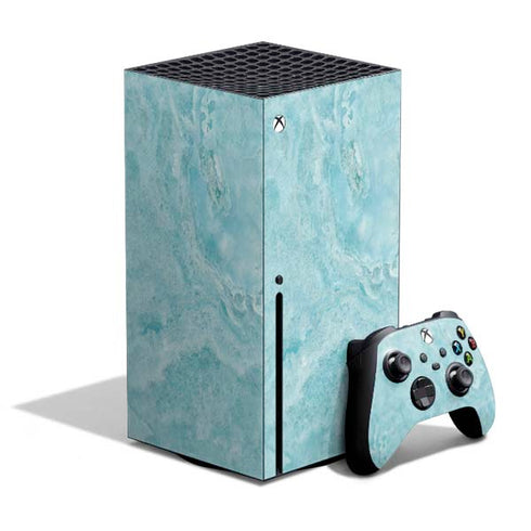 Crystal Turquoise Xbox Series X Bundle Skin