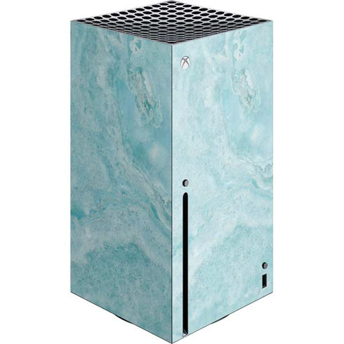 Crystal Turquoise Xbox Series X Console Skin