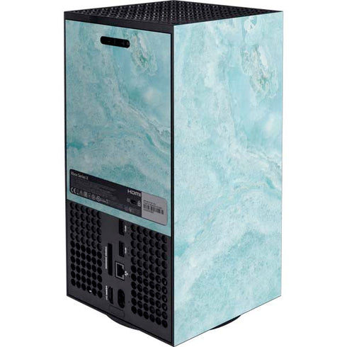 Crystal Turquoise Xbox Series X Console Skin