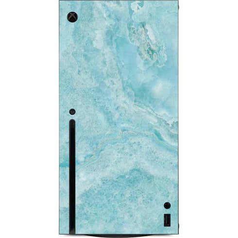 Crystal Turquoise Xbox Series X Console Skin