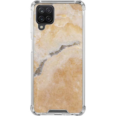 Crystal Vanilla Galaxy A12 Clear Case