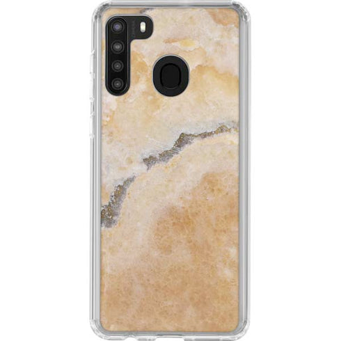 Crystal Vanilla Galaxy A21 Clear Case